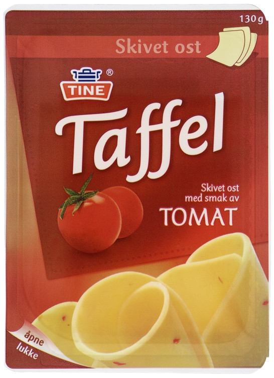Taffel tomatost i skiver 130g