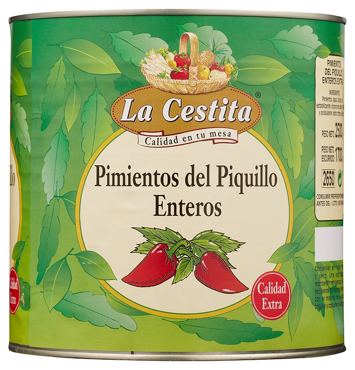 Grillet hel paprika 2,5kg