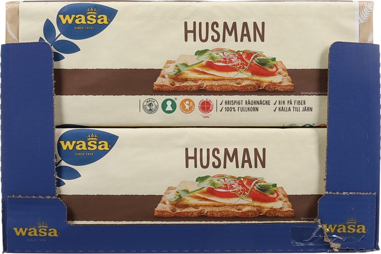 Wasa husmann øko. knekkebrød   520g
