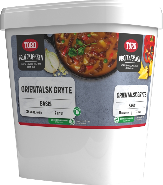 Orientalsk gryte toro 7l  1,1kg