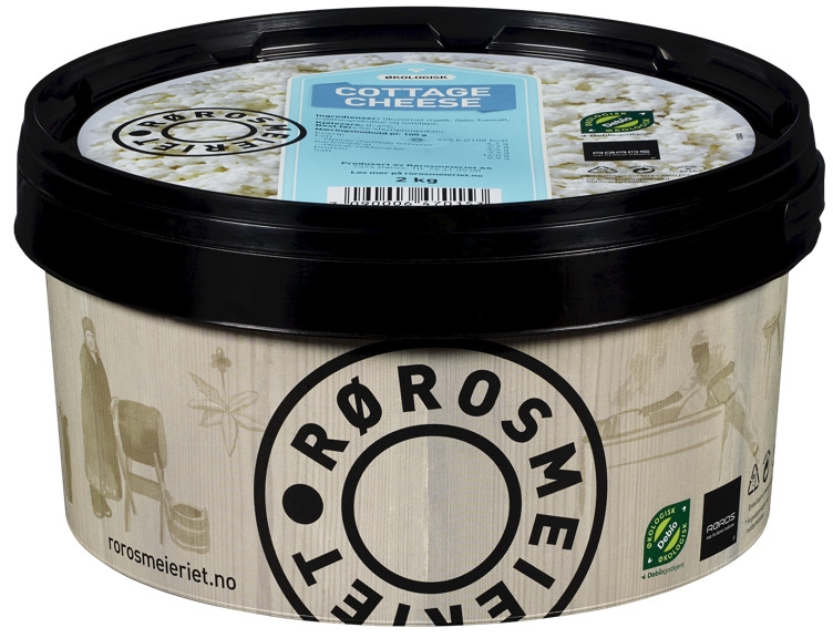 Røros cottage cheese spann økol.     2kg