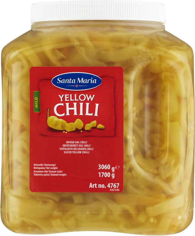 Yellow banana chili 3065g