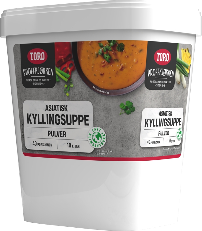 Asiatisk kyllingsuppe med koriander og ingefær 900g