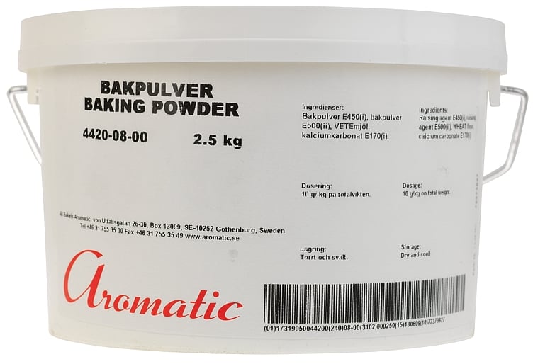 Baking powder, container 2.5kg
