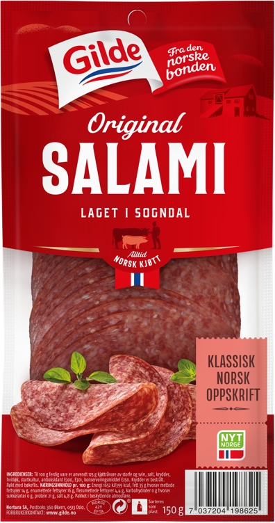 Salami skivet 150g