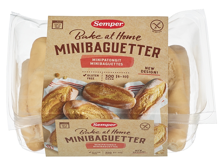 Minibaguettes gluten-free  300g