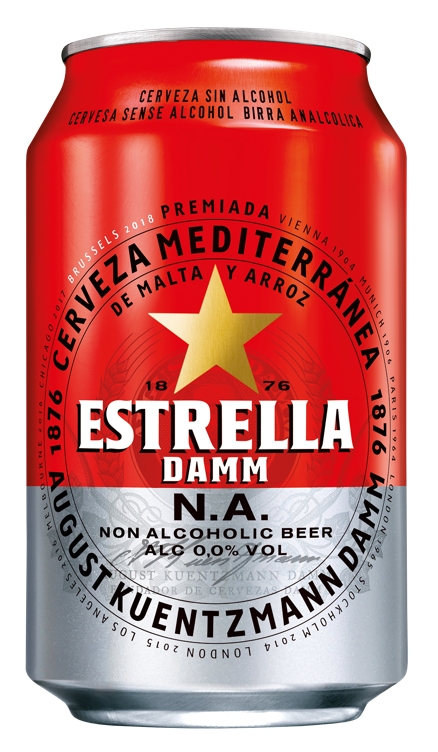 Estrella damm alkoholfri bx 24x33cl