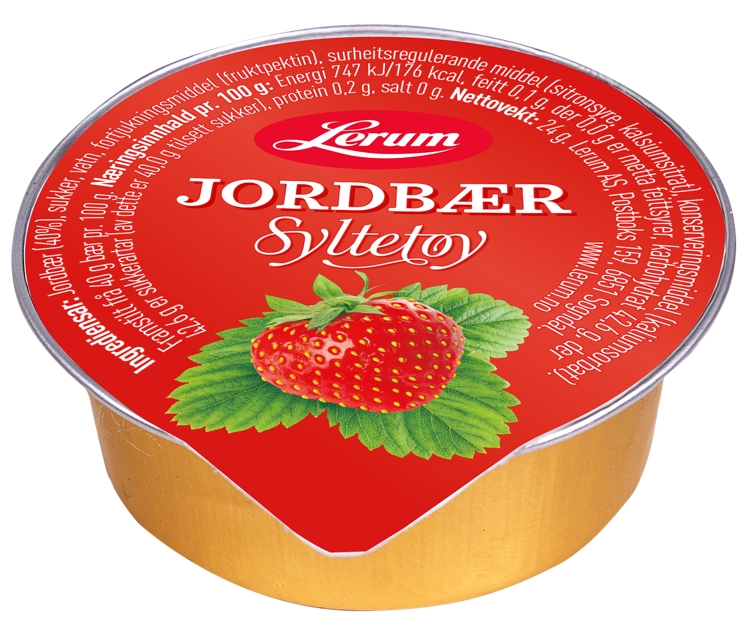 Jordbærsyltetøy   100x24g