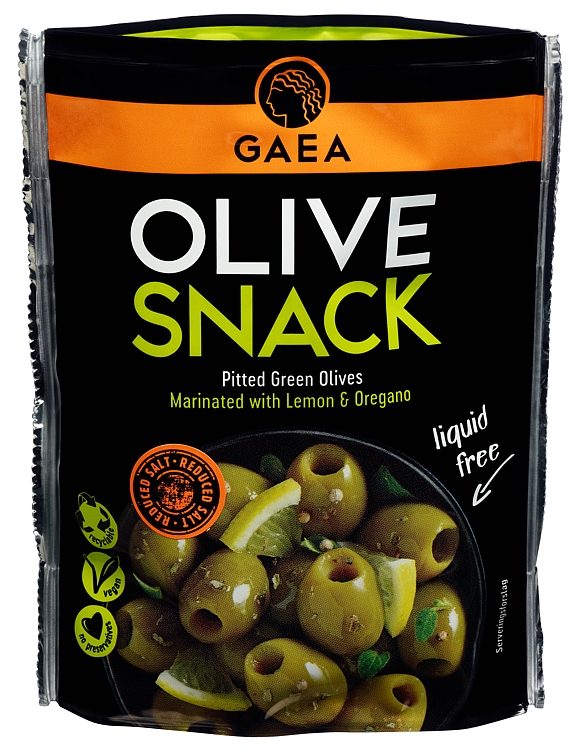 Olive snack lemon & oregano   65g