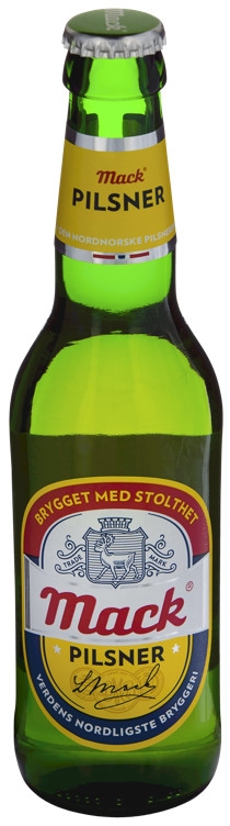 Mack pilsnerøl fl  4,5% 24x33cl