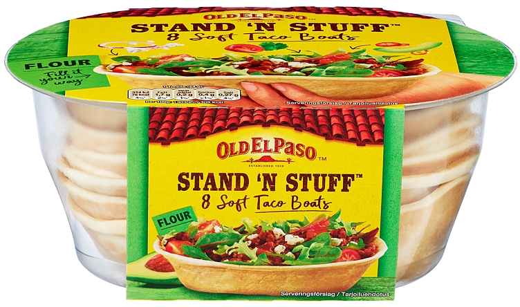 Soft tortillas stand'n stuff 8stk  193g