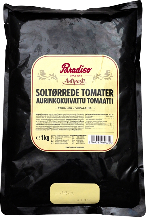 Sundried tomato strips 1kg