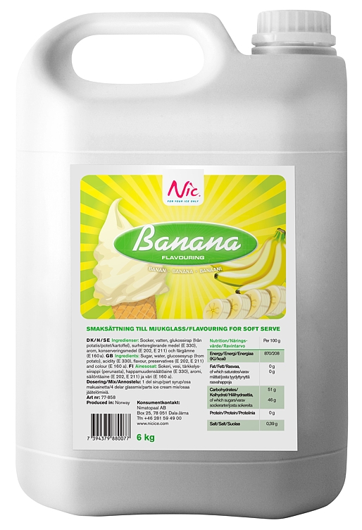 Banansirup                     6kg