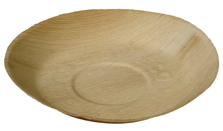 Palmebladstallerken ø22cm naturesse 25stk