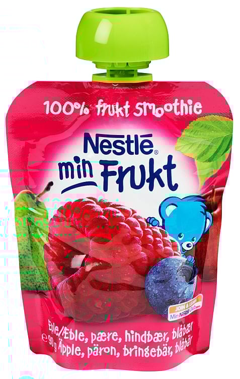 Min frukt eple br.bær smoothie 90g