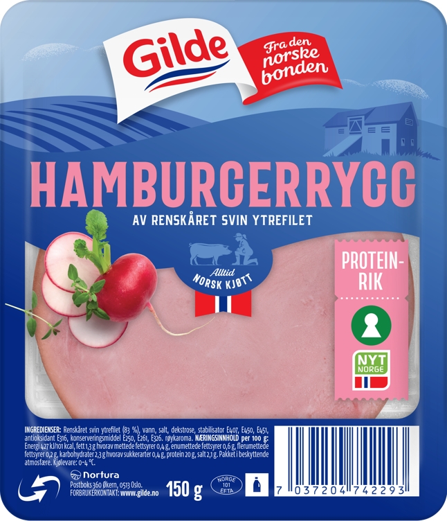 Hamburgerrygg 150g