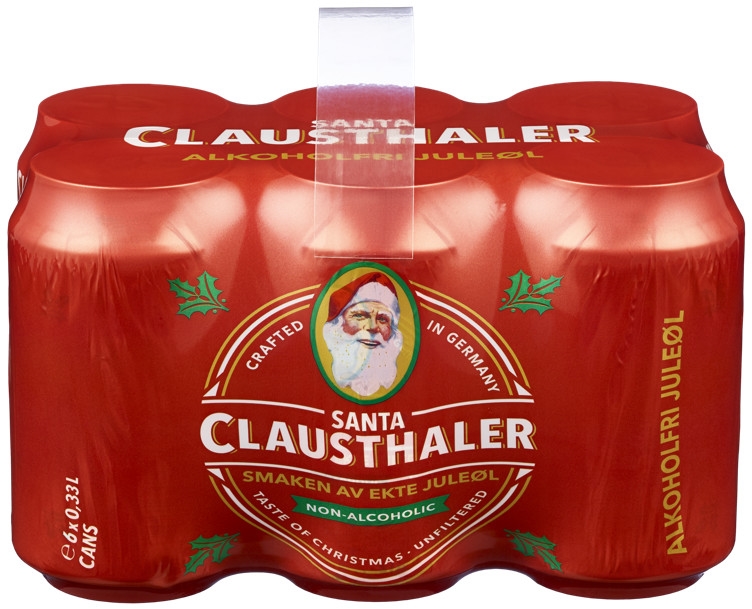 Santa clausthaler boks br  6pk    24x33cl