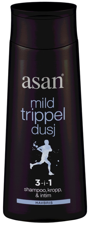 Asan mild trippel dusj 220ml