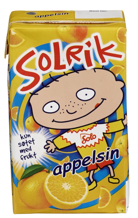 Solrik appelsin lettere   27x25cl