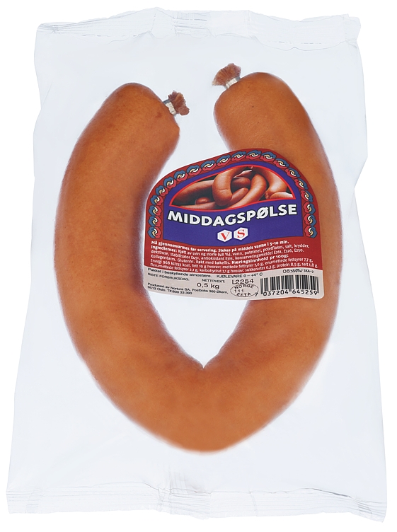 Middagspølse 500g