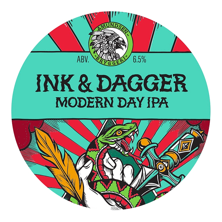 Amundsen ink & dagger ipa 6,5% 30l