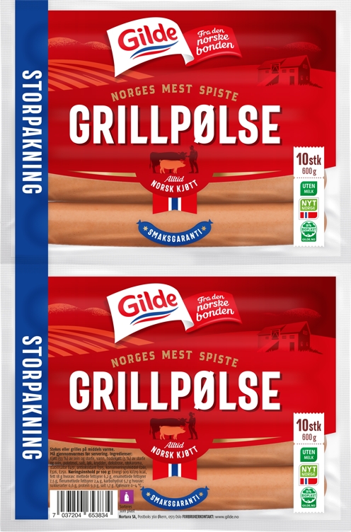 Grillpølser  2x600g