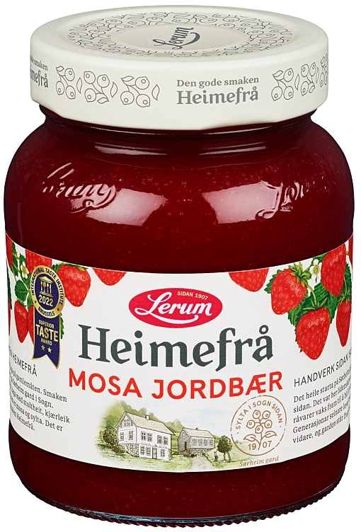 Jordbærsyltetøy mosa heimefrå  380g