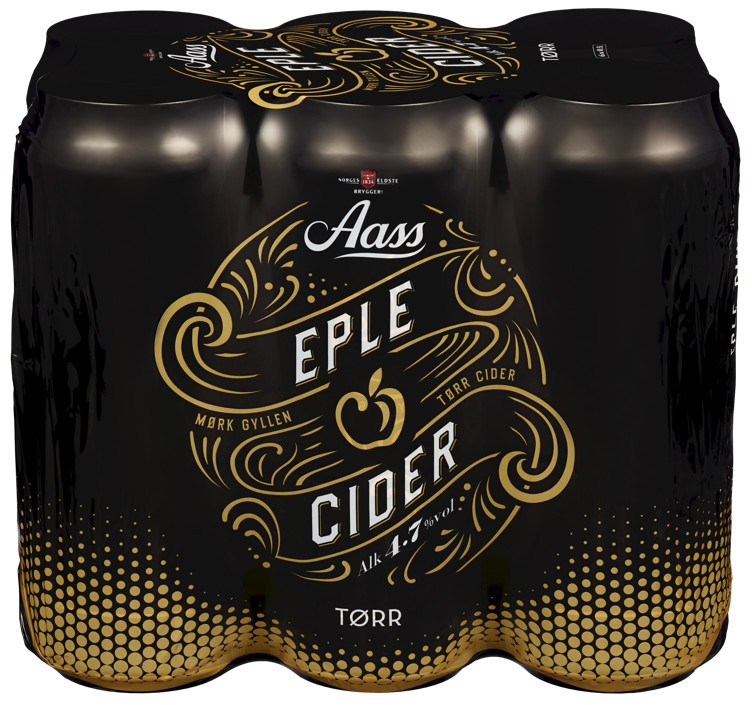 Aass eplecider tørr bx 4,7% 24x50cl