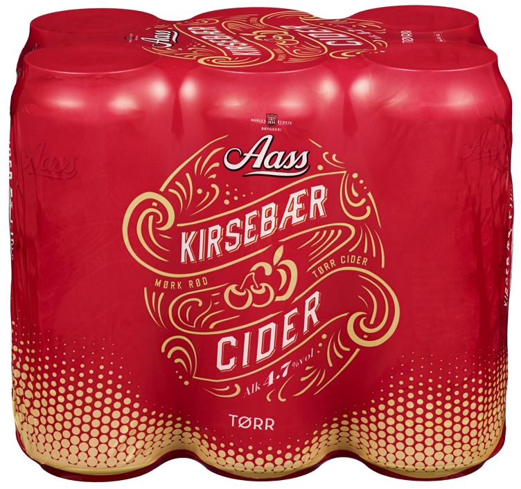 Aass kirsebærcider bx 4,7% 24x50cl