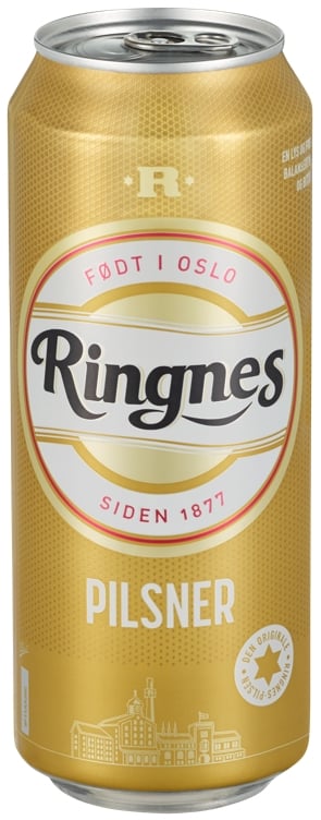 Ringnes pilsner   4,6%   24x0,50l