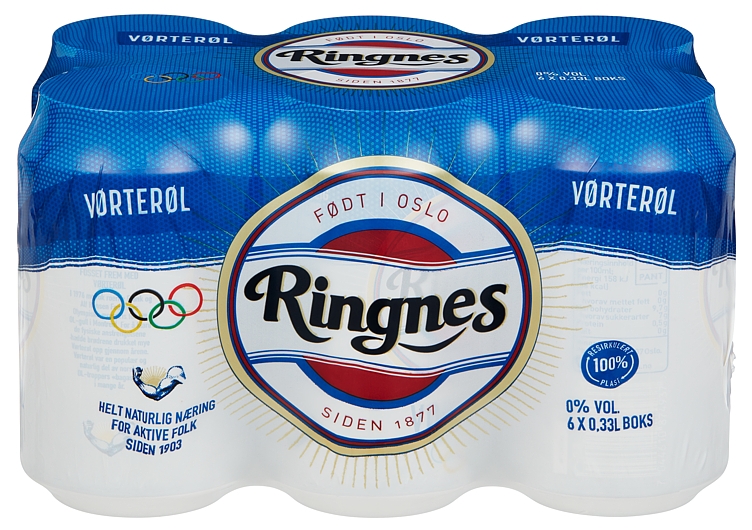 Ringnes vørterøl bx 24x0,33l