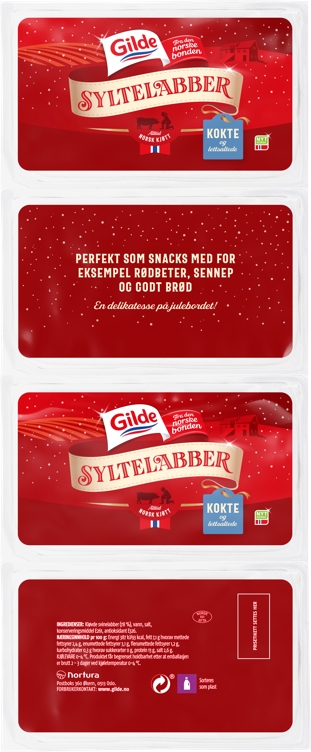 Syltelabber kokt, salt 5x850g   kg
