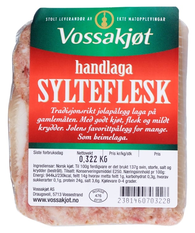 Sylteflesk   9xca350g   kg