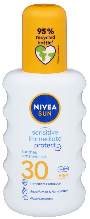 Nivea sun sensitive soothing spray spf30 200ml