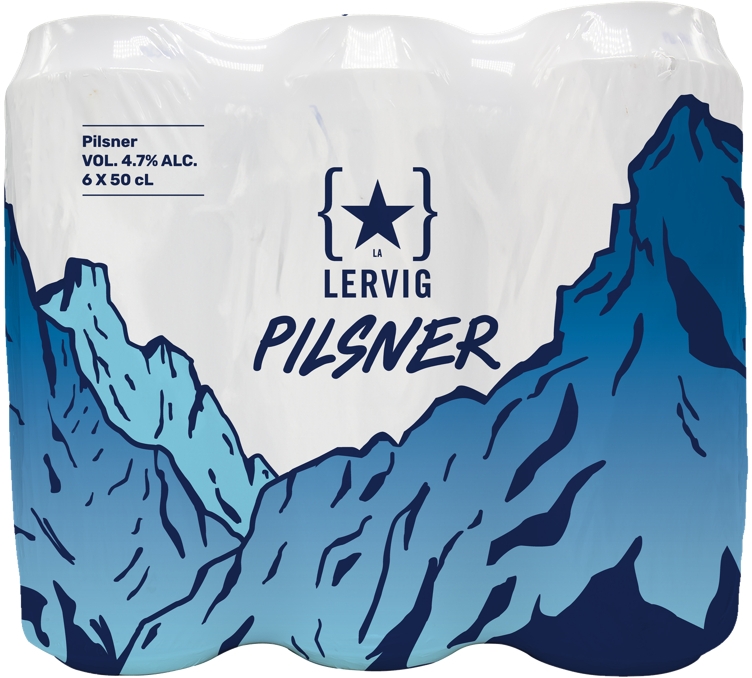 Lervig pilsner bx 6pak  4,7%  24x50cl