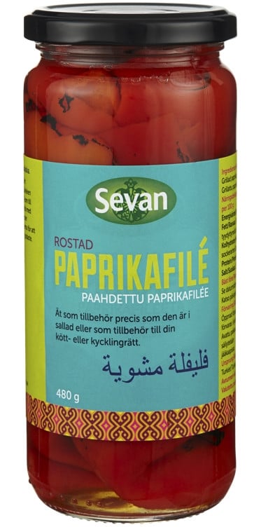 Paprikafile bakt/grillet   480g