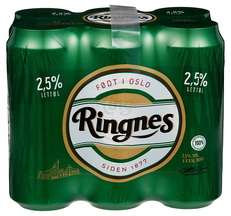 Ringnes lettøl bx   2,7%   24x50cl