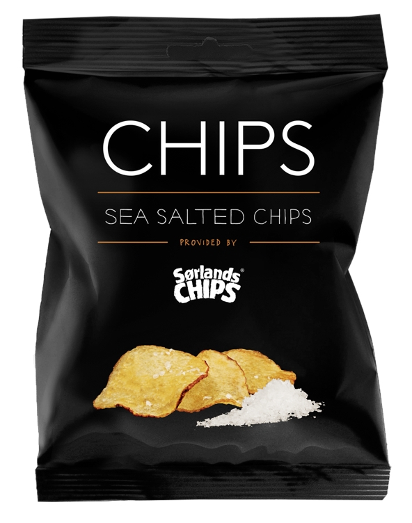 Sørlandschips havsalt 30g