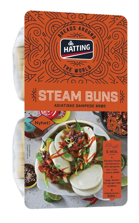 Steam buns 6x50g