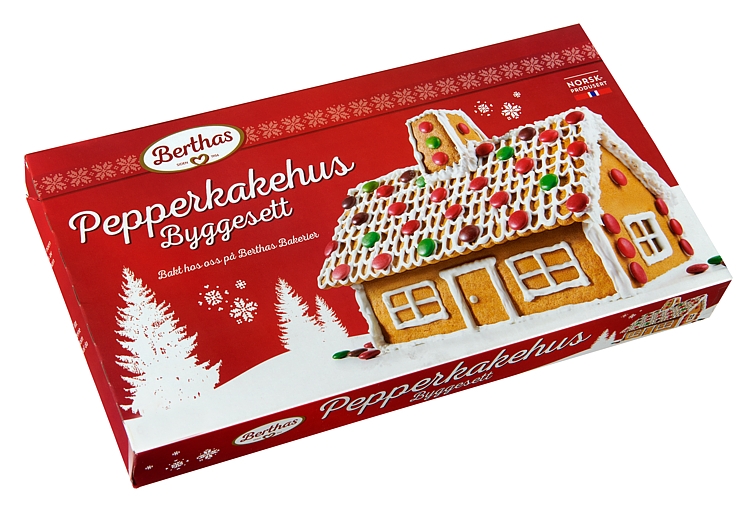 Pepperkakehus byggesett   380g