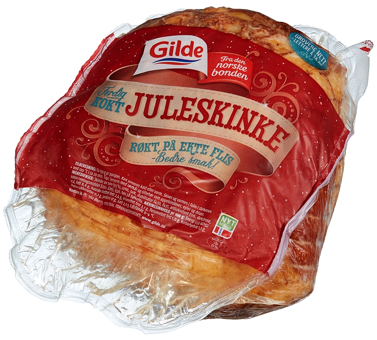Juleskinke røkt på flis 4xca1,1kg kg