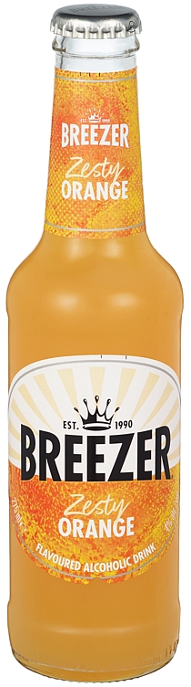 Breezer orange fl   4%   24x27,5cl
