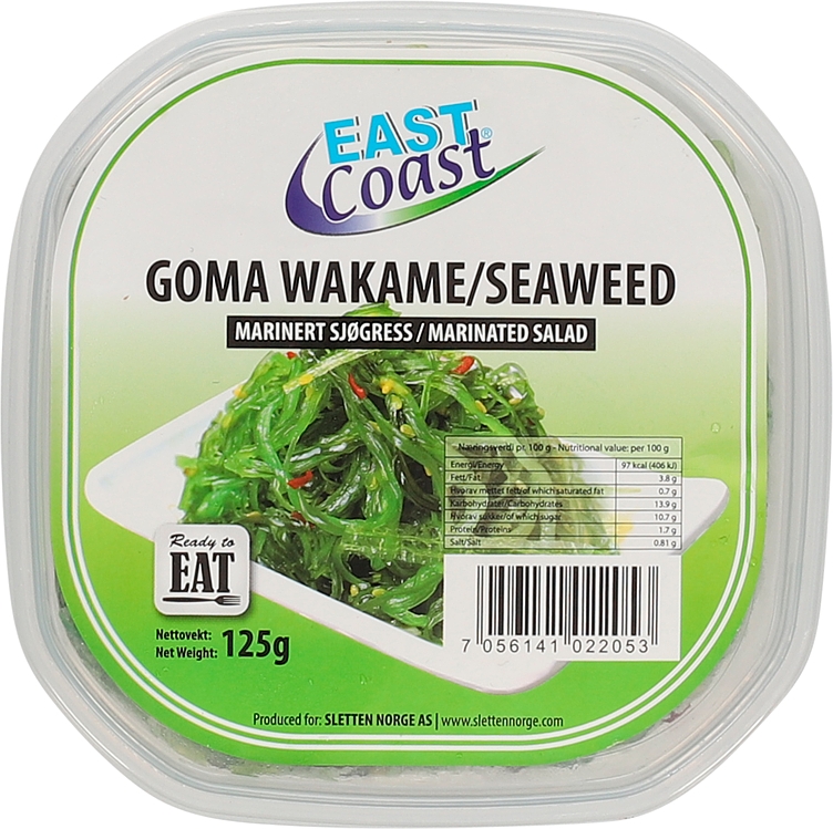 Sushi salat wakame sjøgressalat frossen ec   125g