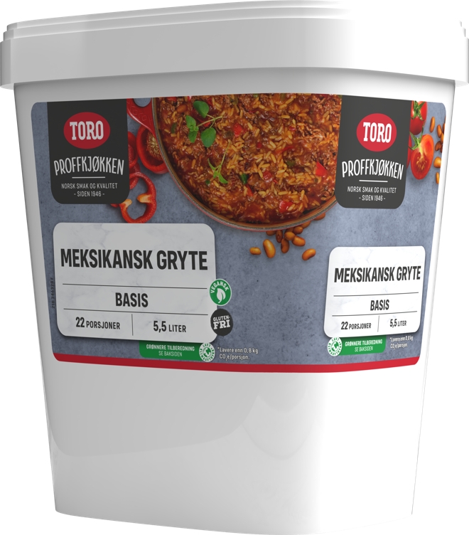 Meksikansk gryte  1265g  5,5l