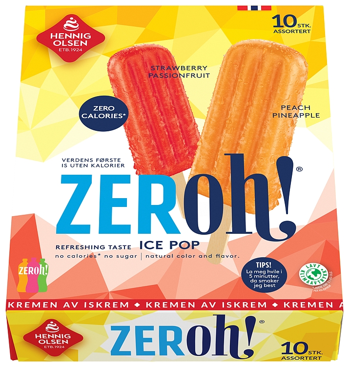 Zeroh! strawb passionfr & peach pinapple 10pk vannis  600ml