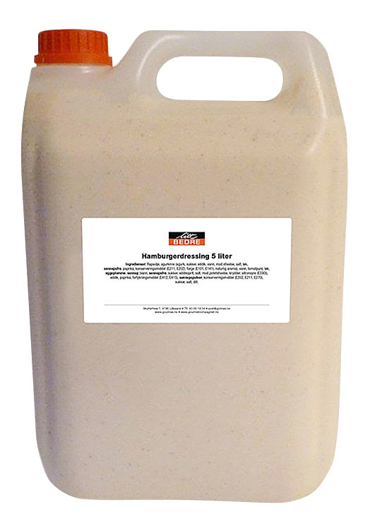 Hamburgerdressing 4,85kg