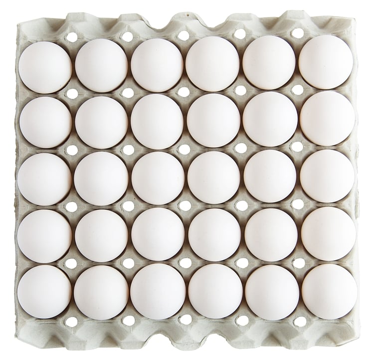 Egg m fra frittgående høner  30stk