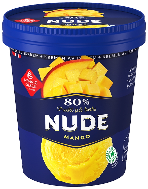Nude mango sorbet 80% fruits   500ml