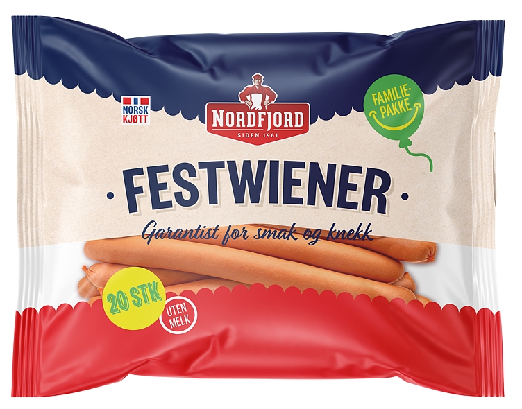 Wienerpølse storpk  1,2kg