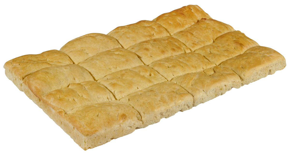 Focaccia pre-cut 16 piece x 5